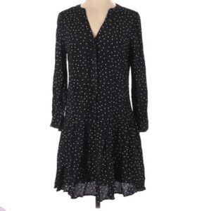 Gap drop waist polka dot dress